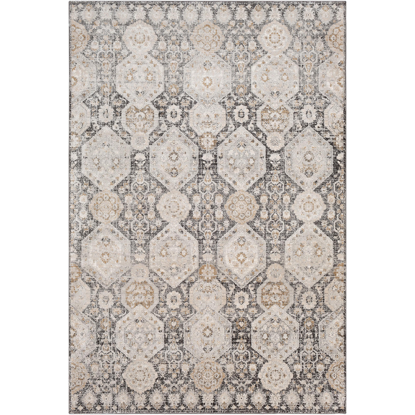 Livabliss Vintage-Teppich Schwarz 160x220 cm