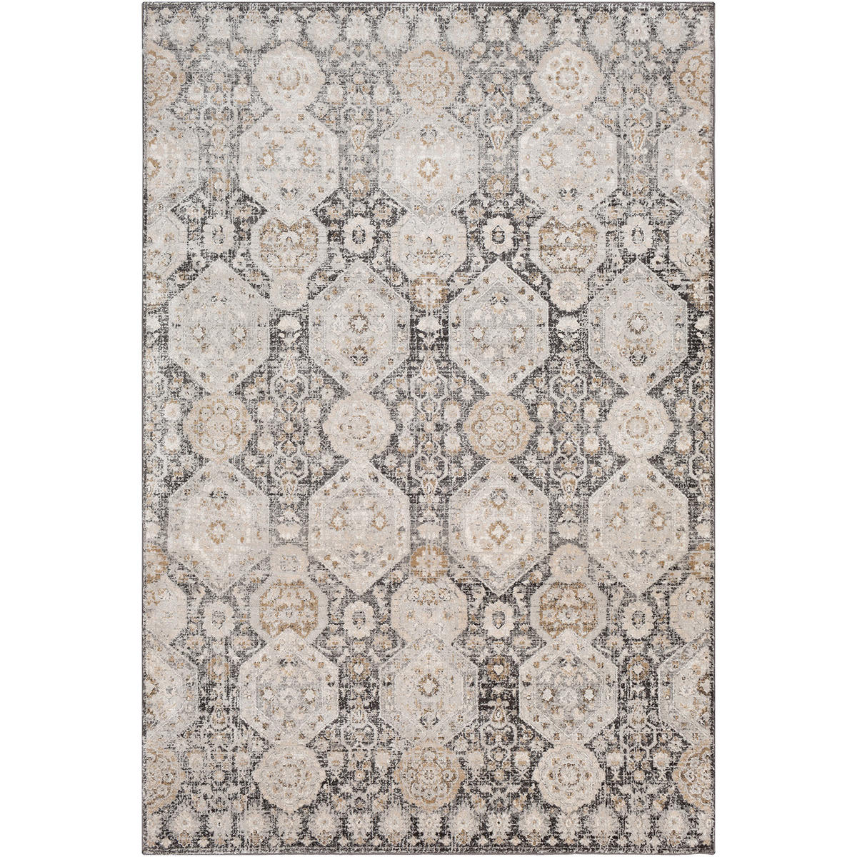 VINTAGE-TEPPICH 160/220 cm Grau - Grau, Naturmaterialien/Textil (160/220cm) - LIVABLISS