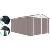 METALL-GARAGE PVC nevada - Hellgrau, Metall (470/310/470cm) - Habitat Garten