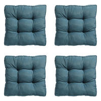 SITZKISSEN Panama 47/47 cm 4er-Set - Petrol, Textil (47/8/47cm) - Madison
