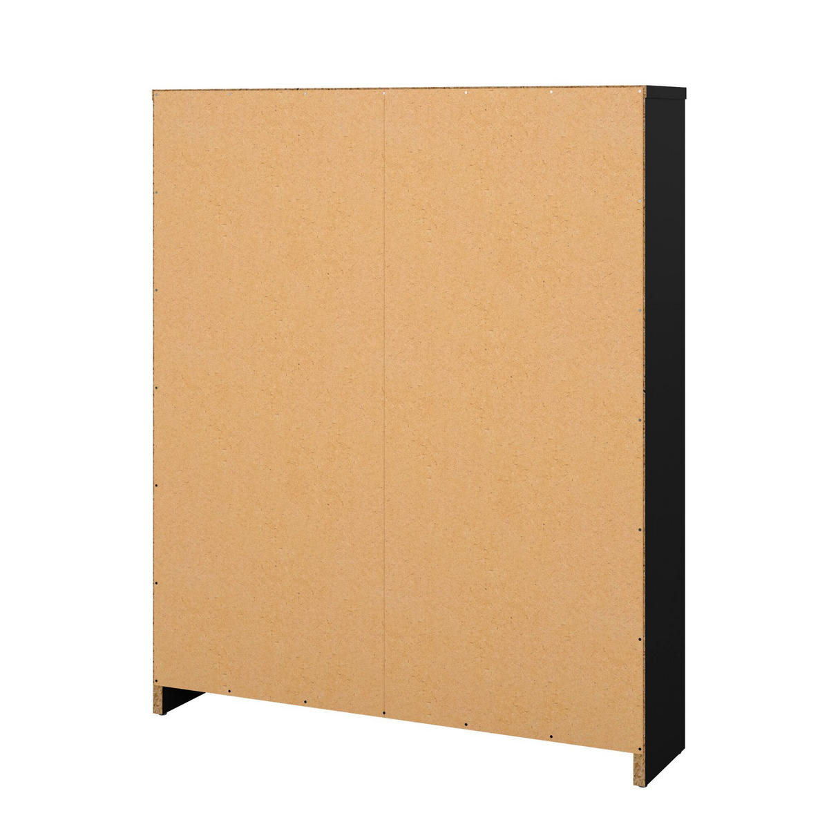 SCHUHSCHRANK Schwarz 16.55/70.3/85.2 cm - Schwarz, Holzwerkstoff (70.3/85.2/16.55cm) - DMORA