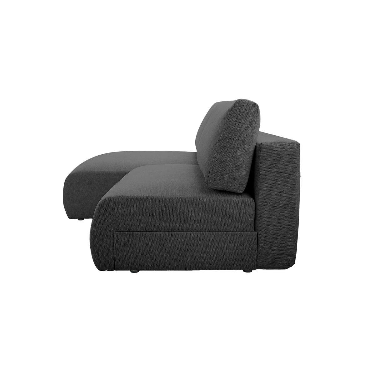 ECKSOFA Ripley mit Schlaffunktion, Anthrazit - Anthrazit, Textil (223/150cm) - Fedve