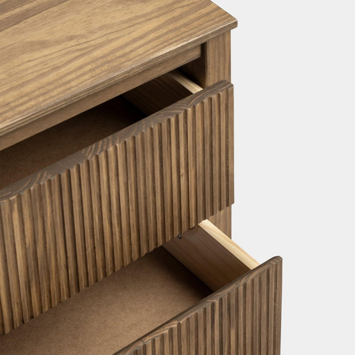 KOMMODE MIT SCHUBLADEN Hanne Natürlich 100 cm x 80 cm - Naturfarben, Holz (100/80/39cm)