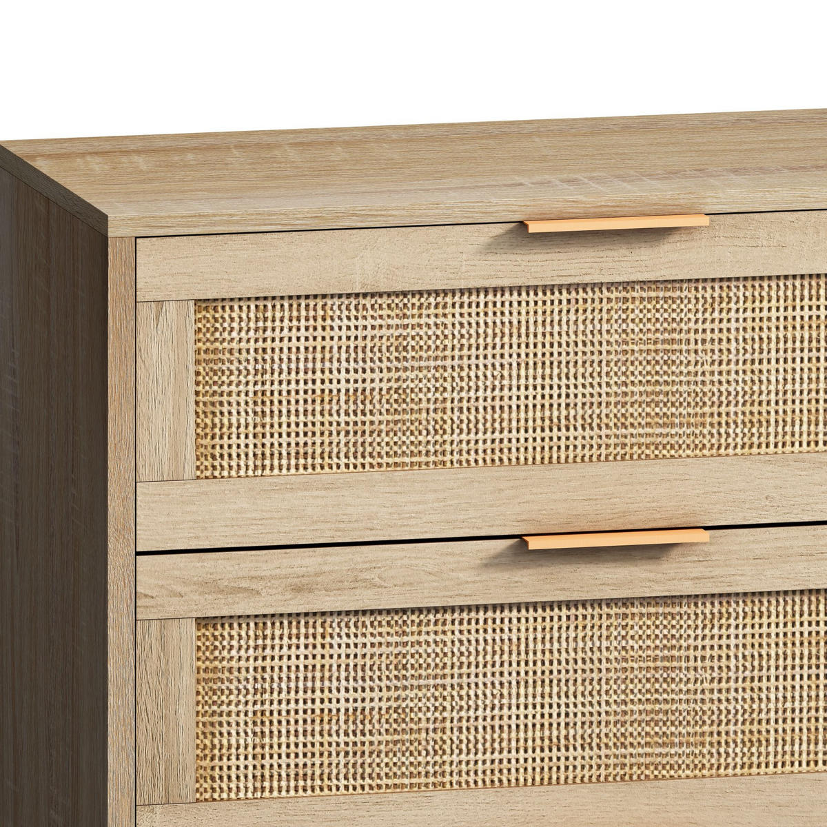 SIDEBOARD Beige 130/40/75 cm - Naturfarben, Holzwerkstoff (40/75/130cm) - Urban Meuble