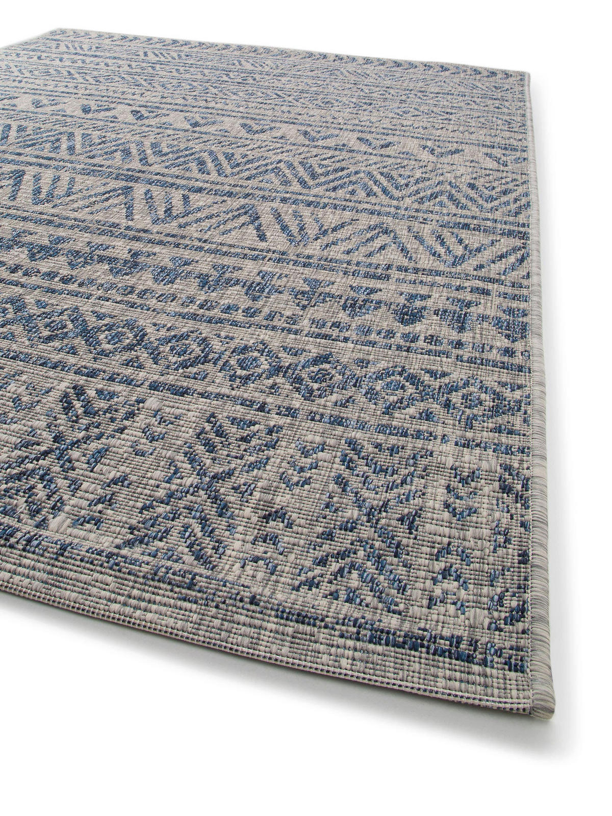 OUTDOORTEPPICH Cleo Blau 140x200 cm - Blau, Textil (140/200cm) - benuta Nest