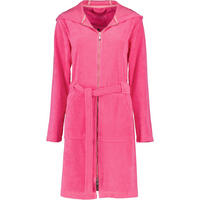 BADEMANTEL DAMEN KURZMANTEL MIT KAPUZE TAMPA PRIM ROSE - 3750 - Rosa, Textil (Lnull) - Vossen