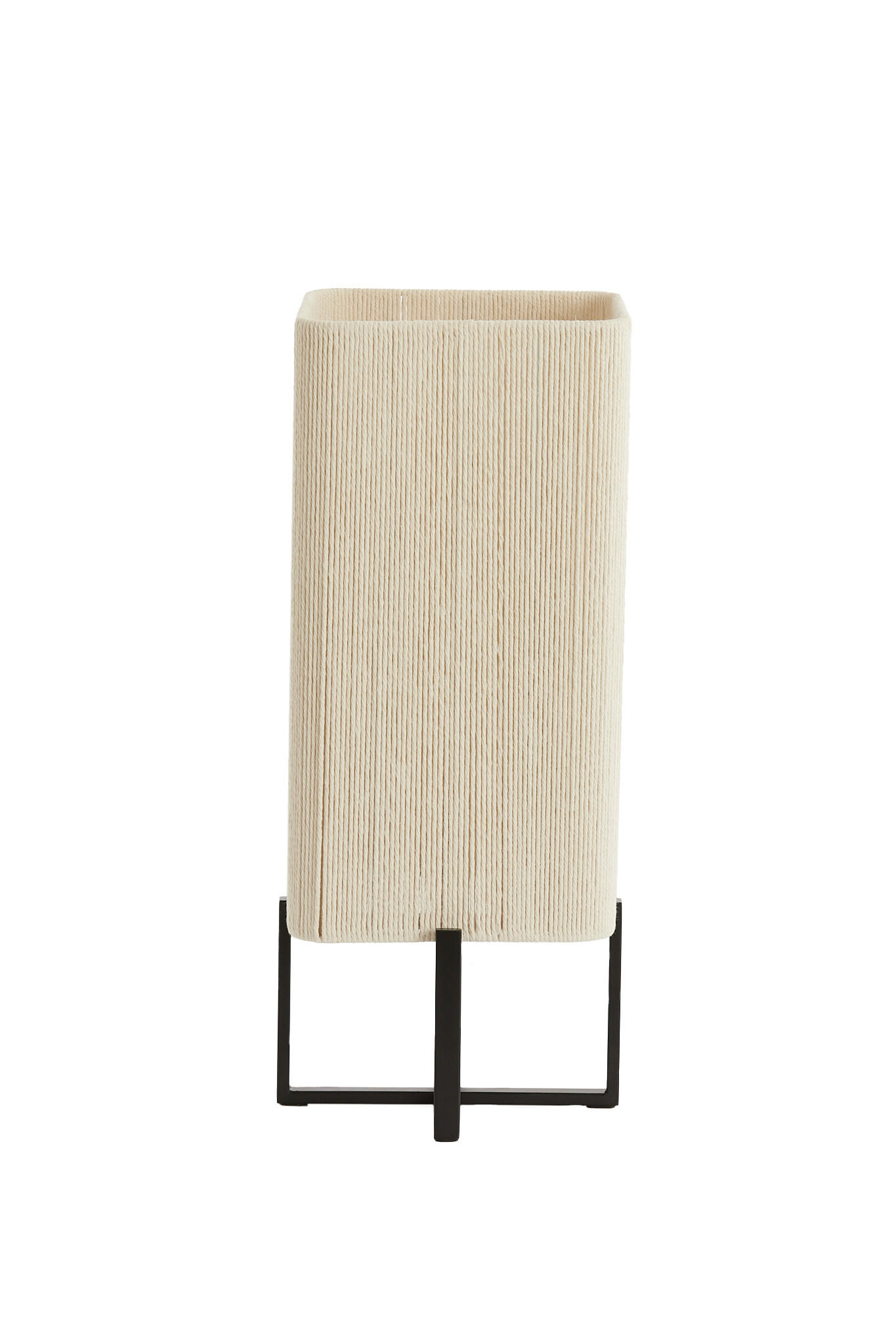 TISCHLEUCHTE Wyn Schwarz 21,5/21,5/50,5 cm - Schwarz, Metall (21.5/21.5/50.5cm) - Light & Living