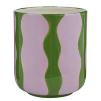 BLUMENTOPF Dopamine - Flieder/Grün, Keramik (18cm) - Butlers