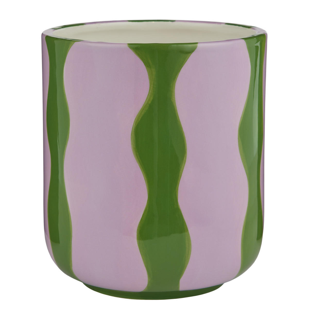 BLUMENTOPF Dopamine - Flieder/Grün, Keramik (18cm) - Butlers