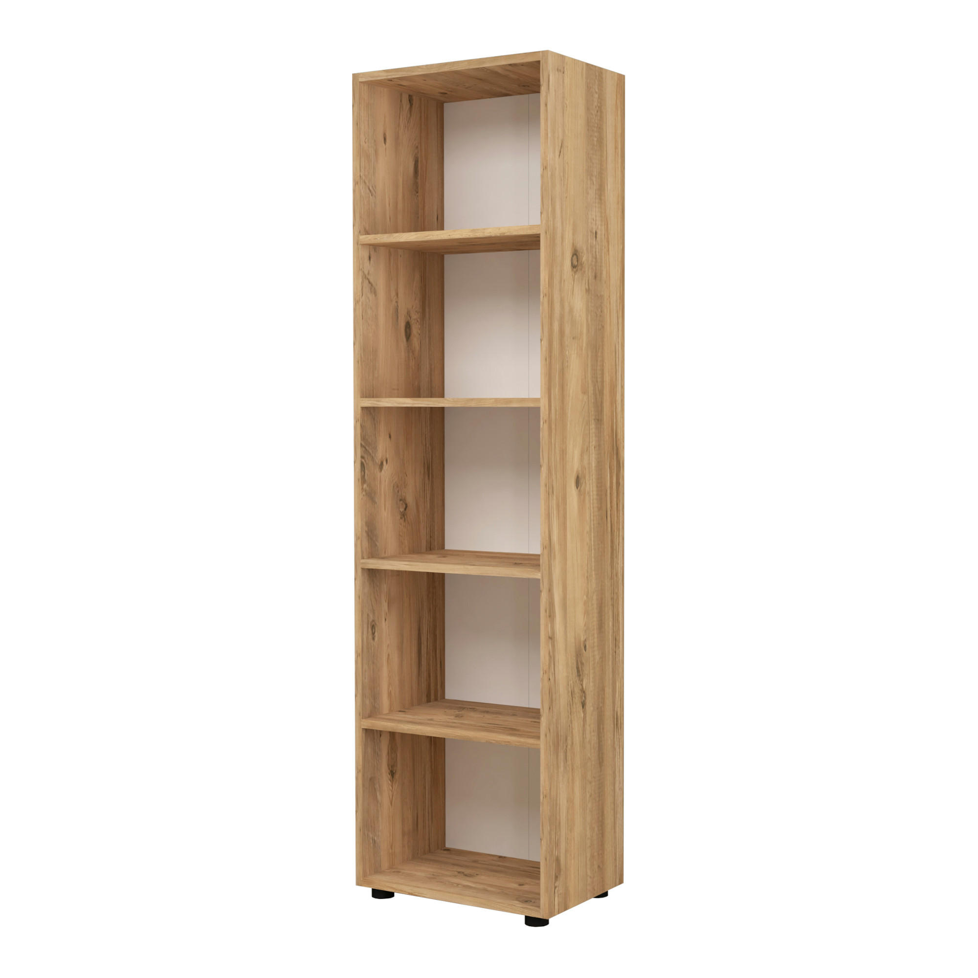 BÜCHERREGAL Vara - Eichefarben, Holzwerkstoff (49/178/30cm) - [en.casa]