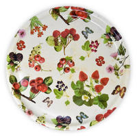 TABLETT rund Waldbeeren, Melamin ServierTablett rund Ø 40 cm - Brombeere, Kunststoff (40/2/40cm) - Lashuma