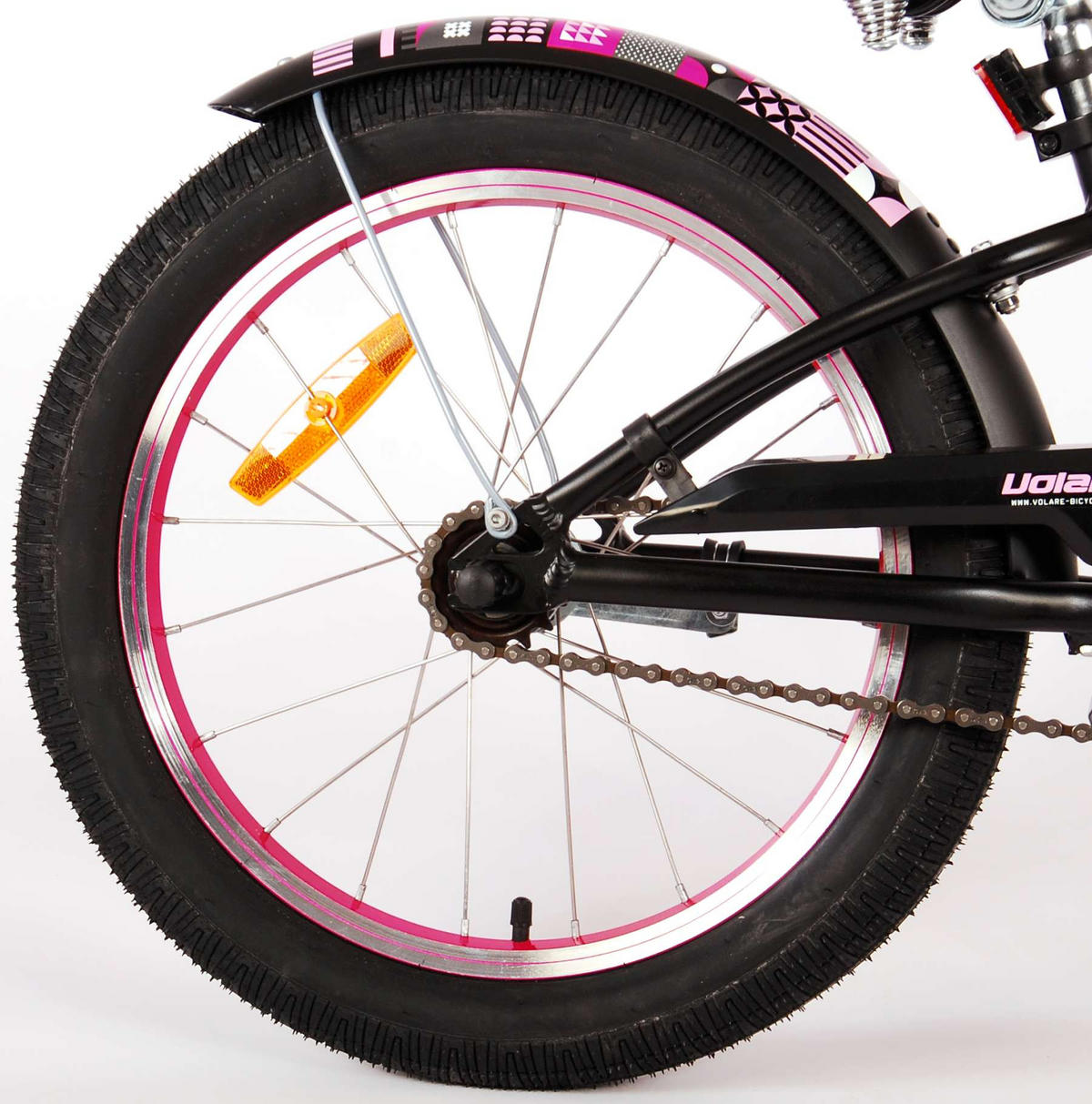 KINDERFAHRRAD Miracle Cruiser - 18 Zoll - Rücktritt + Handbremse - Mattschwarz - Schwarz, Metall (49cm) - TPFSports