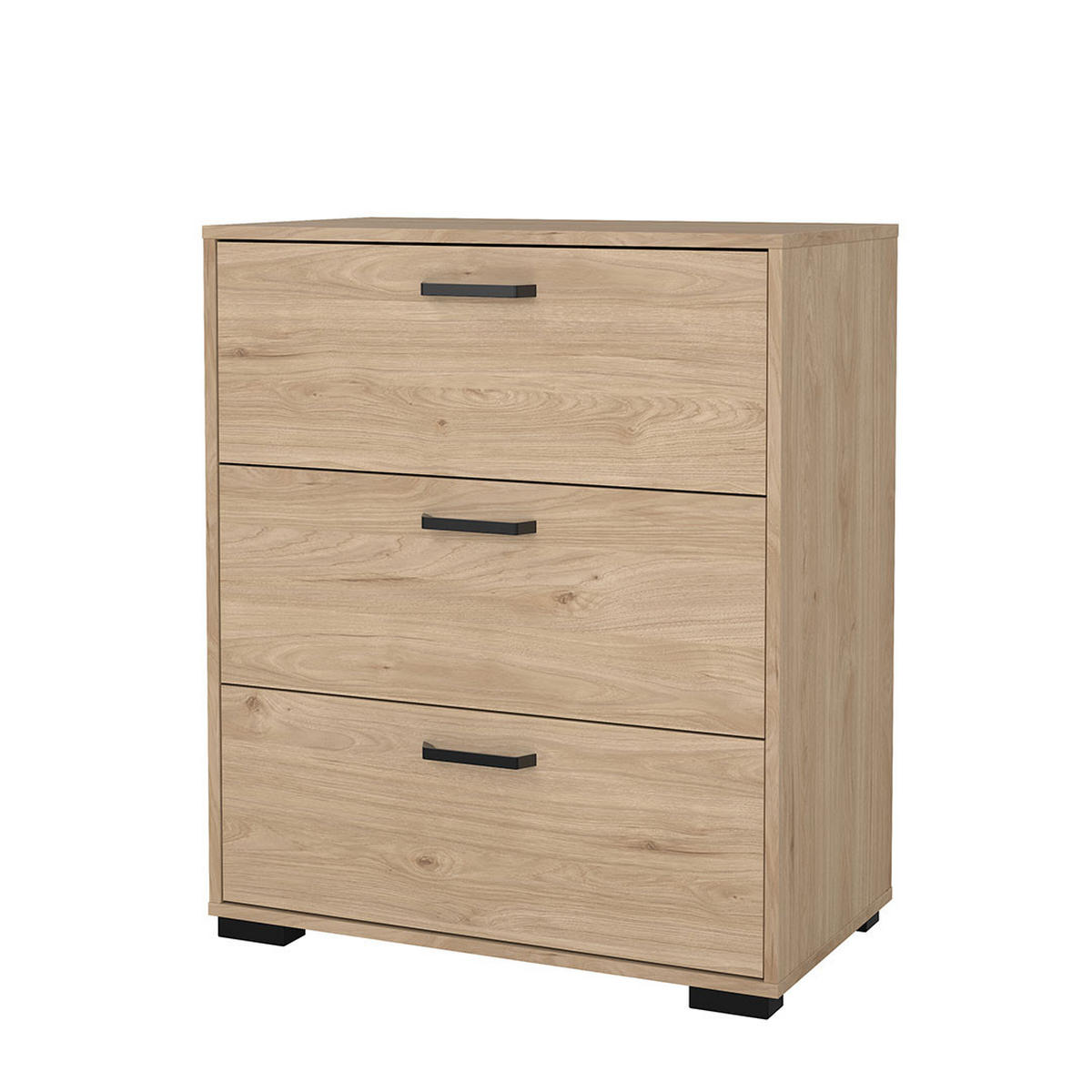 KOMMODE, Sofia, Eiche, Holzwerkstoff, 71 x 40 x 83 cm - Eichefarben, Holzwerkstoff (71/83/40cm) - ebuy24