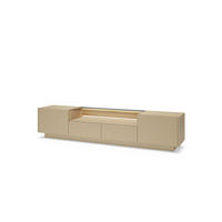 TV-SCHRANK: Kakao + Cremona-Eiche, 203 x 43,4 x 39,5 cm - Braun, Holzwerkstoff (203/43.4/39.5cm) - 3XE LIVING