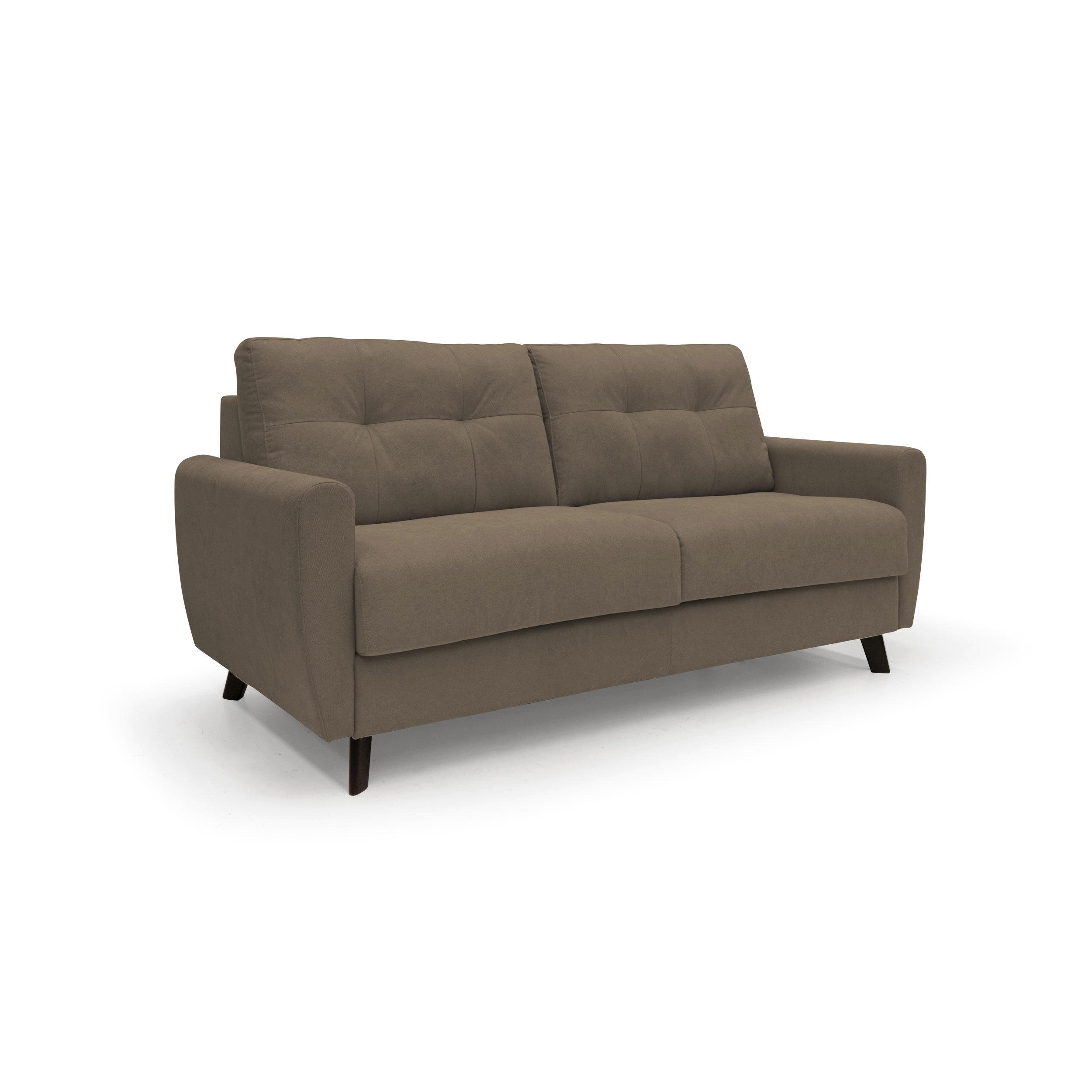 SCHLAFSOFA Callisto - Braun, Textil (188/97/96cm) - Divani.store