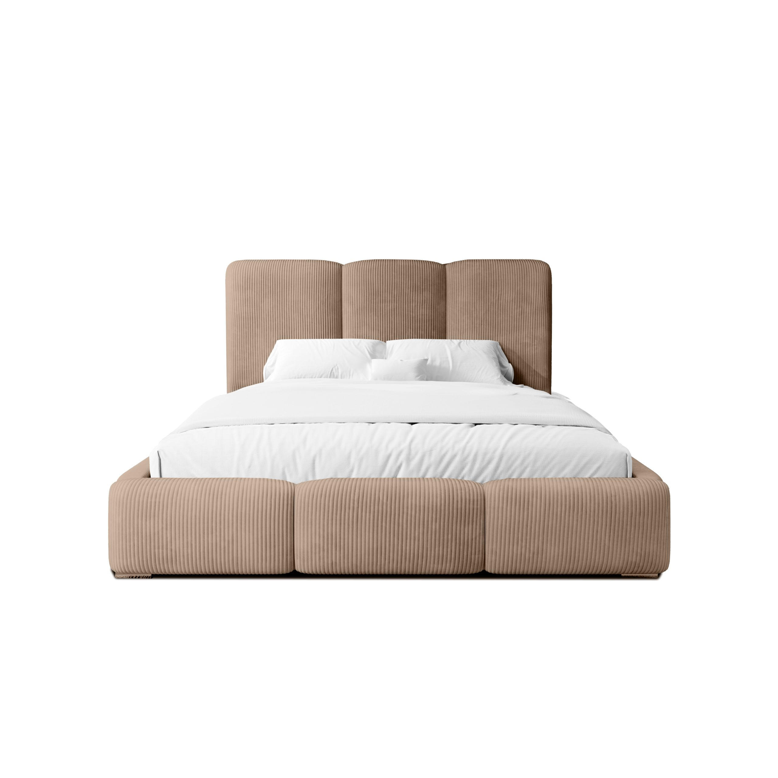 POLSTERBETT Doppelbett Walmer 160x200 cm Braun - Braun, Textil (160/200cm) - Fedve