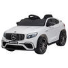 KINDER ELEKTROAUTO, Schwarz/Weiß, PP+ Metall - Weiß, Kunststoff (115/70/55cm) - HOMCOM