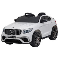 KINDER ELEKTROAUTO, Schwarz/Weiß, PP+ Metall - Weiß, Kunststoff (115/70/55cm) - HOMCOM