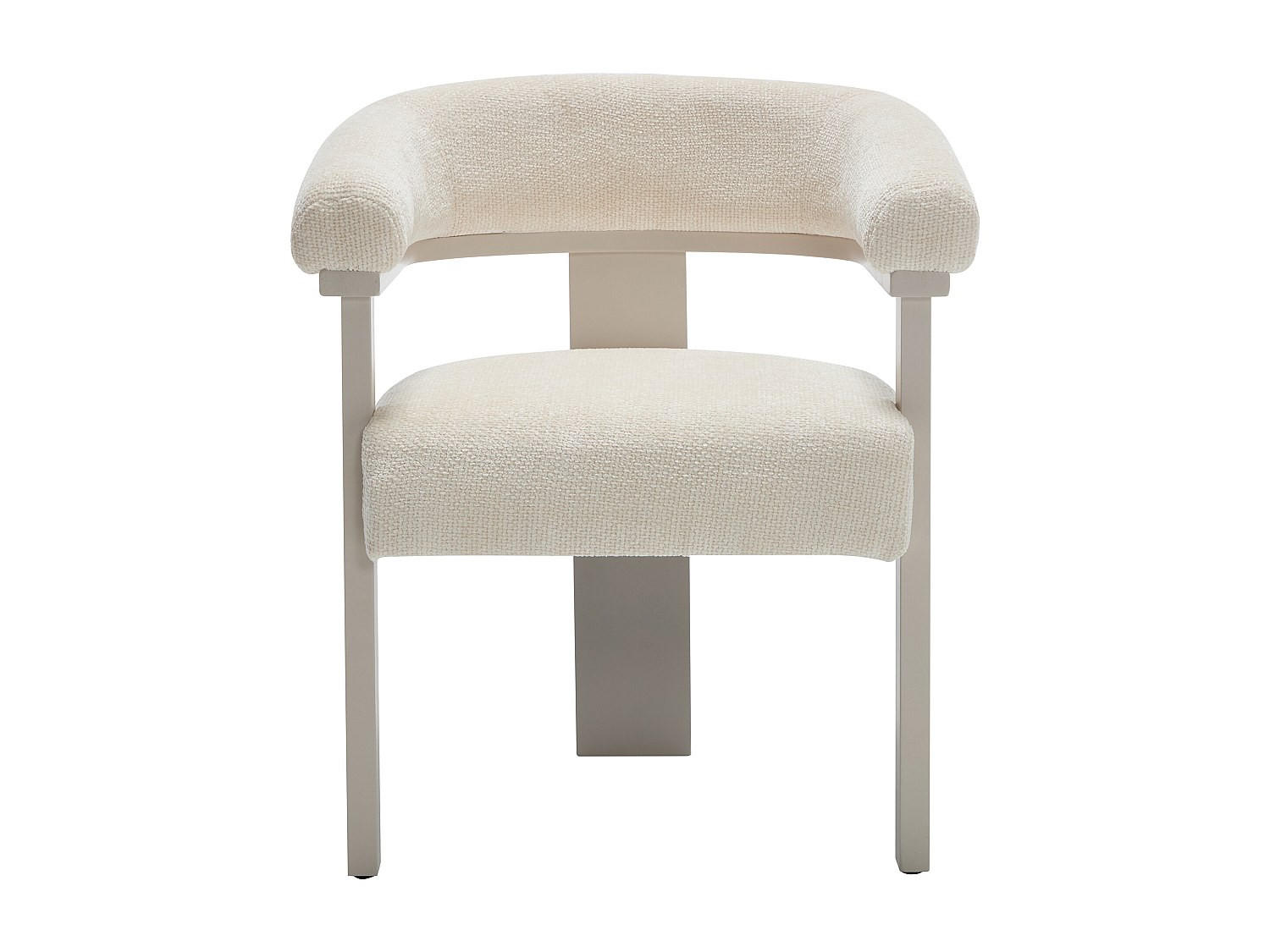 STUHL - 64 cm x 60 cm - holz - cremefarben Livelia - Creme, Holz/Holzwerkstoff (64/78/60cm) - Vente-Unique