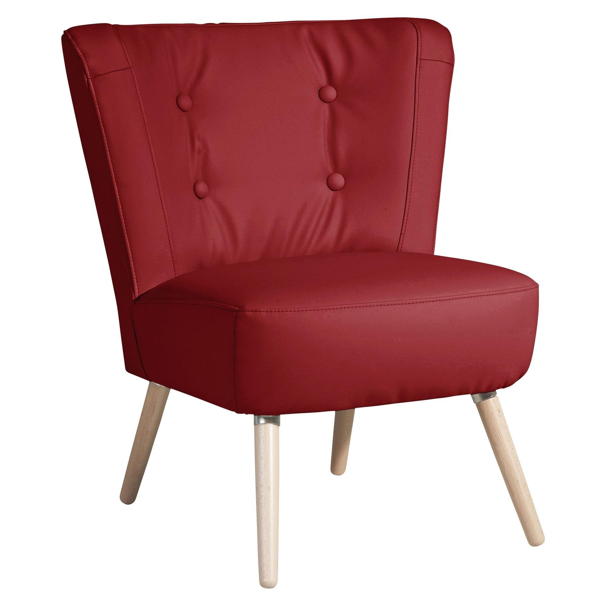 58aufmkessel Sessel Rot 69x80x68 cm