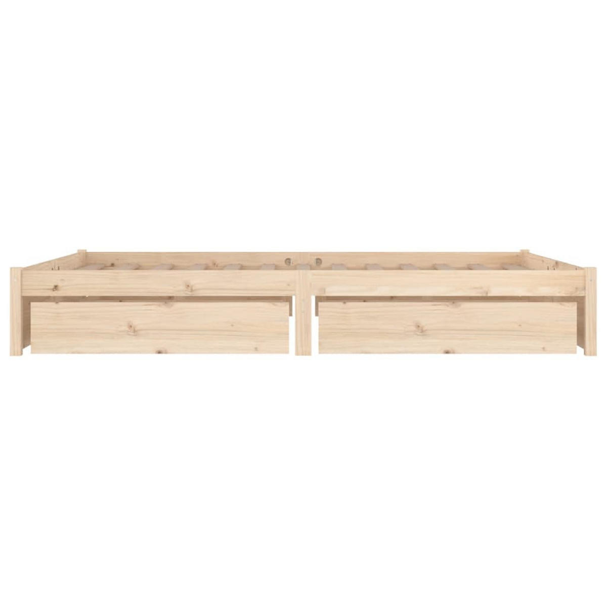 BETT Kirkpatrick 145.5/195.5 cm - Braun, Holz (140/190cm) - Nettlife
