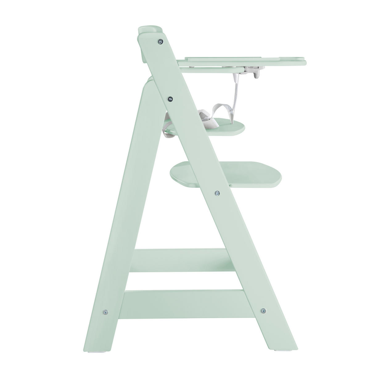 JÍDELNÍ DESKA NA VYSOKOU ŽIDLI Sit Up Flex mintově zelená - zelená barva, dřevo (43/2/41cm) - Roba