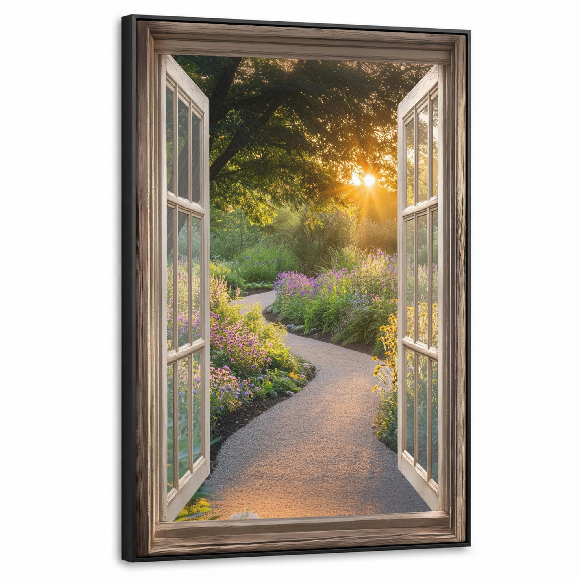 MuchoWow Leinwand Hellgelb 60x90 cm