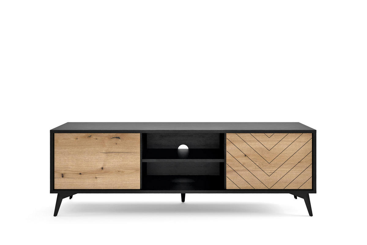 WOHNZIMMER Set 4-tlg. – DIAMOND – Eichefarben - Eichefarben, Holzwerkstoff (103.5/76.7/39cm) - hi-markt