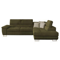 ECKSOFA Cotere, Seite: Rechts - Grün, Holz/Textil (270/202cm) - MIRJAN24