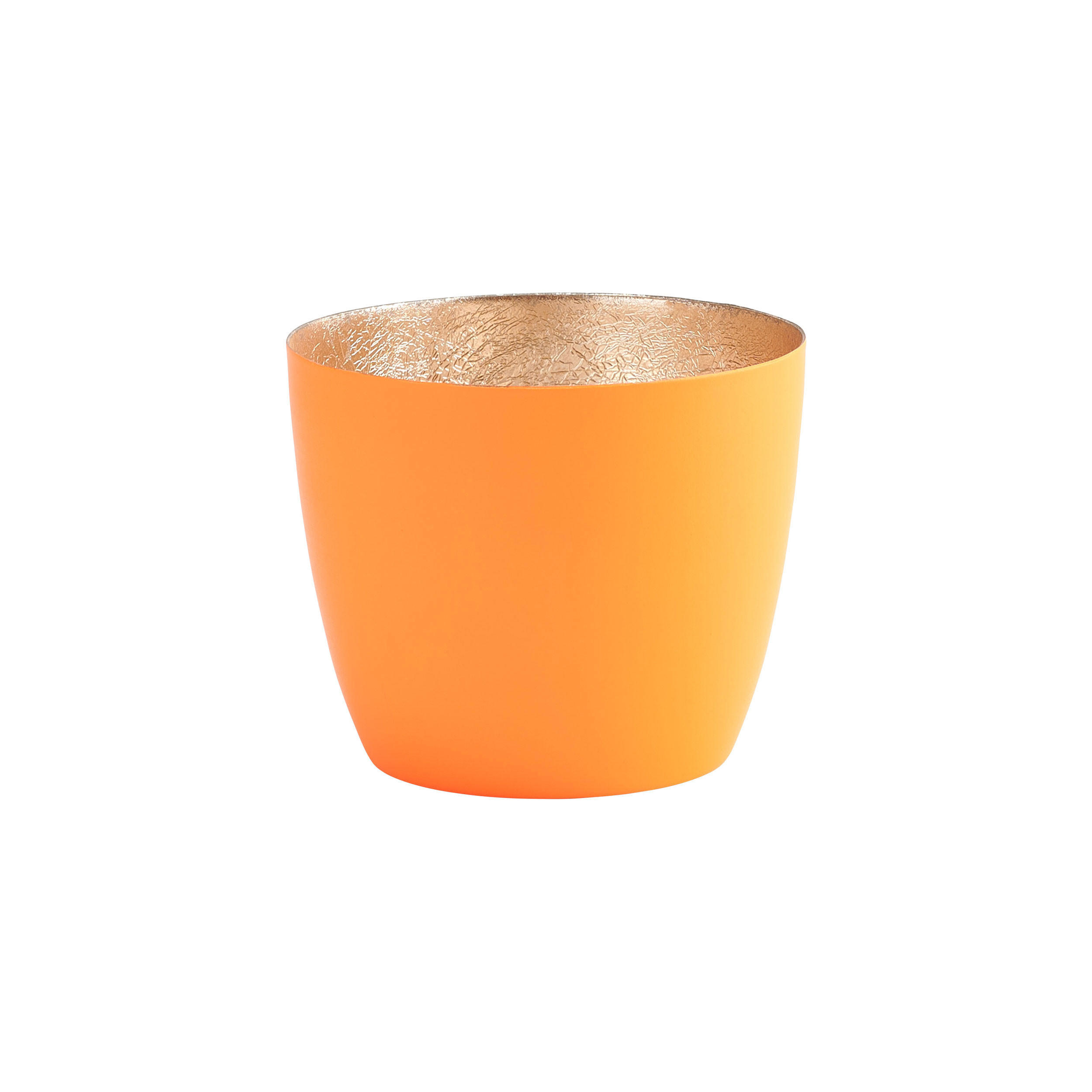 TEELICHTHALTER Madras M, Eisen, Neon Orange, 8.5 cm - Orange, Metall (8cm) - Gift Company