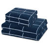 FROTTIERSET Sensual Skin Karo 4-teilig - Rot, Textil (50/100cm) - Ross