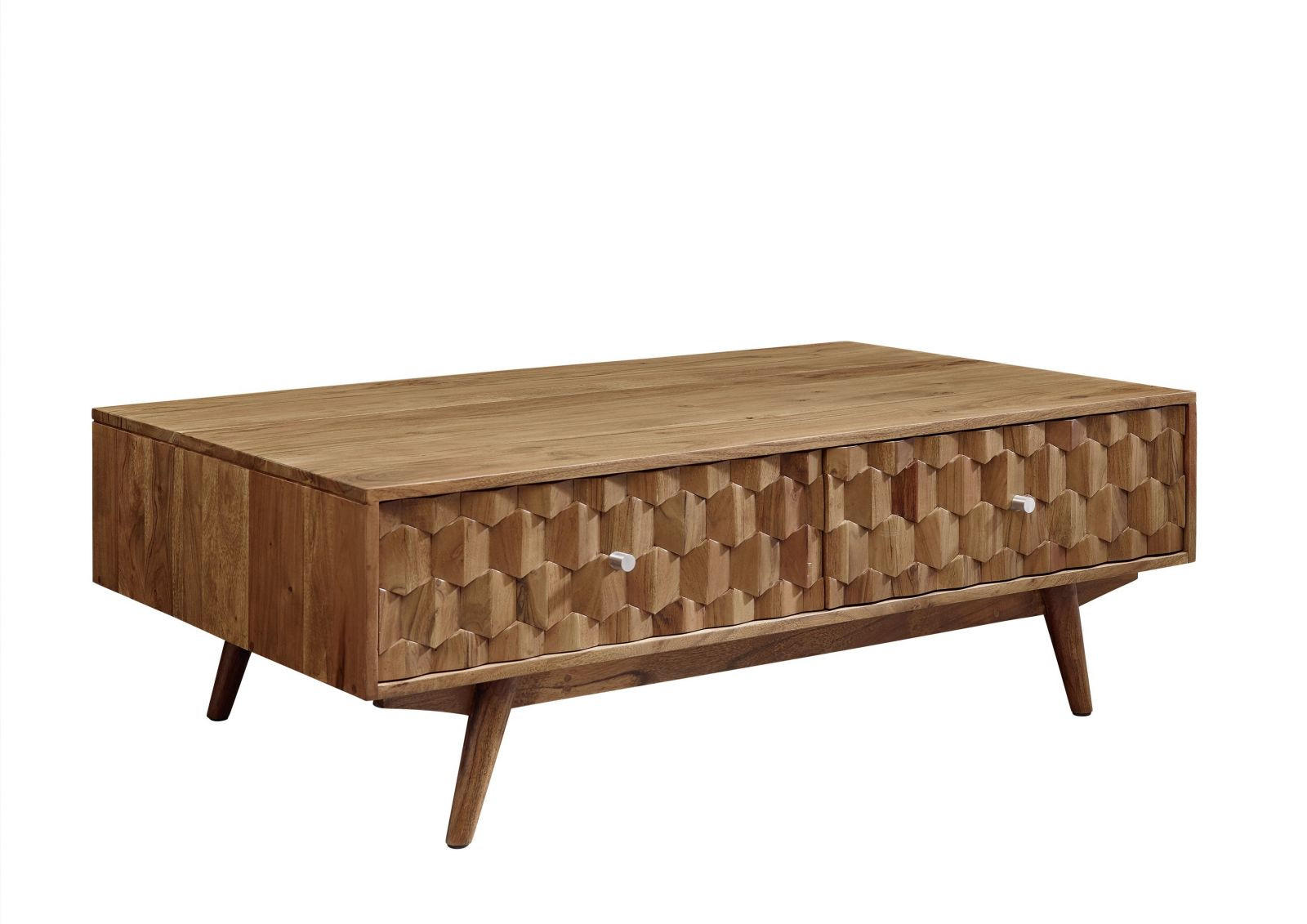 Massivmoebel24 Couchtisch Natur 70x40x120 cm