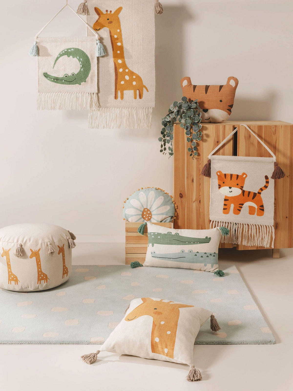 POUF Savannah Gelb 45x45x25 cm - Gelb, Textil (45/25/45cm) - Lytte