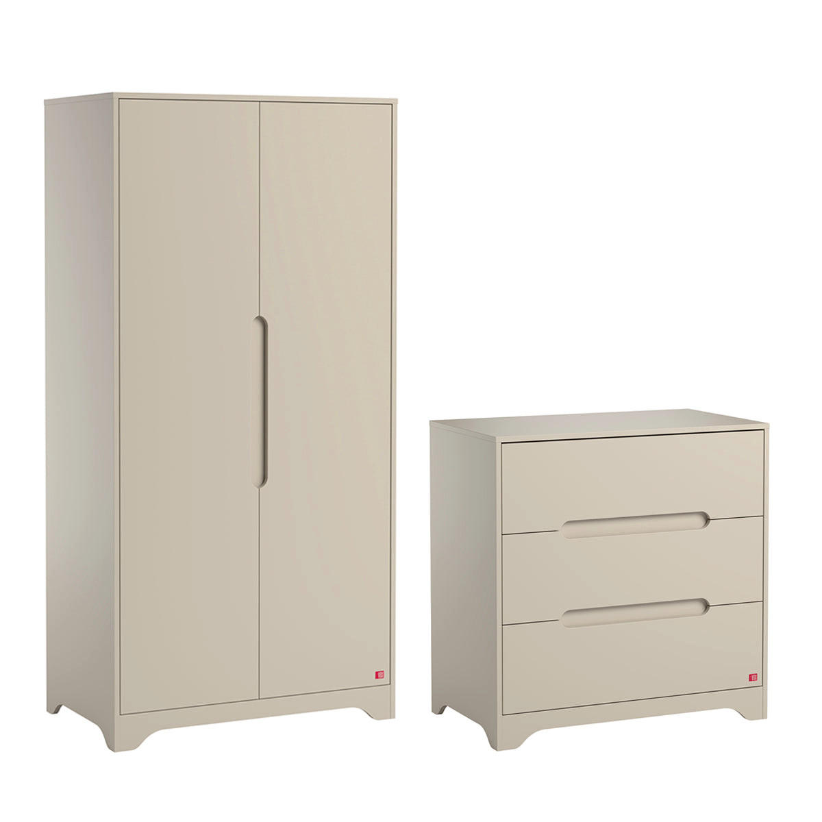 SOBA ZA BEBE 2-dijelniOva bež - bež, drvni materijal (88.5/89.5/52cm) - Petits-meubles