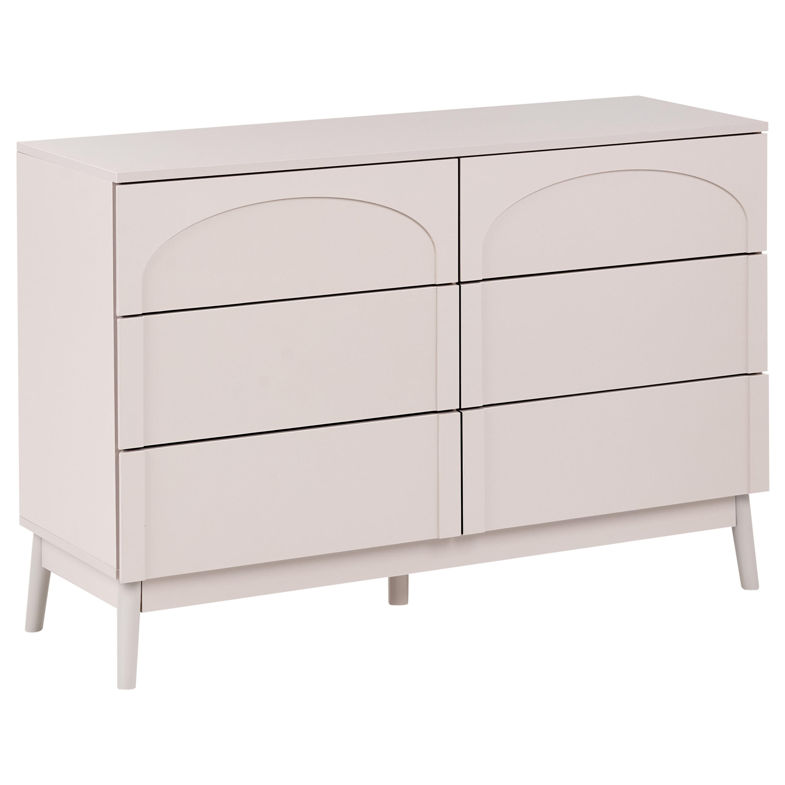 Beliani Kommode Beige 120x80x40 cm