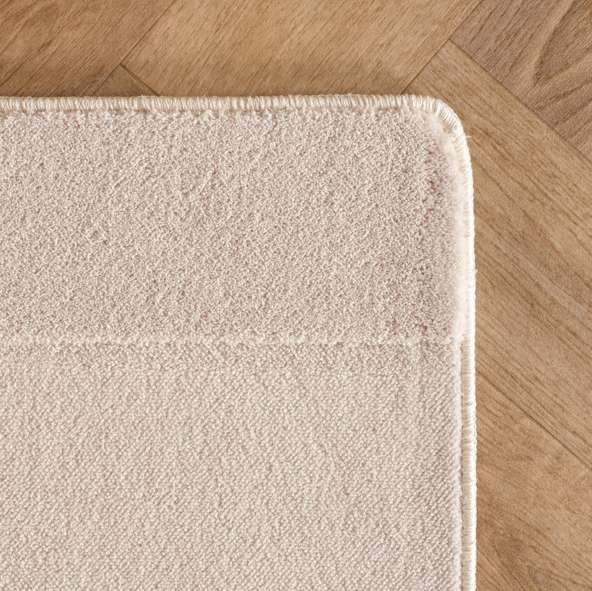 TEPPICH Waschbar Scandi Modern Schlafzimmer Strapazierfähig Creme 140x200 cm OEKO-TEX – LAVAREDO - Beige, Textil (140/200cm) - KADIMA DESIGN