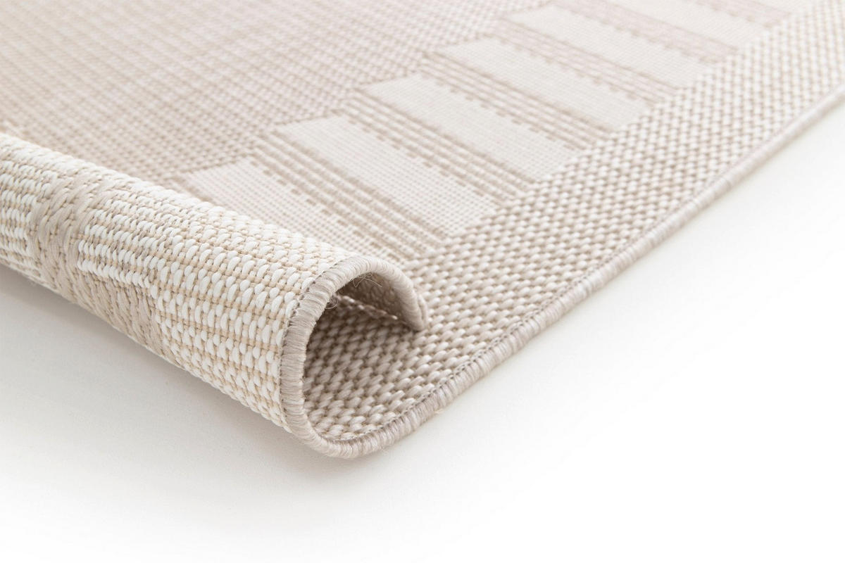 DESIGN Teppich für Innen und Außen beige - Beige, Textil (120/170cm) - AFK Living