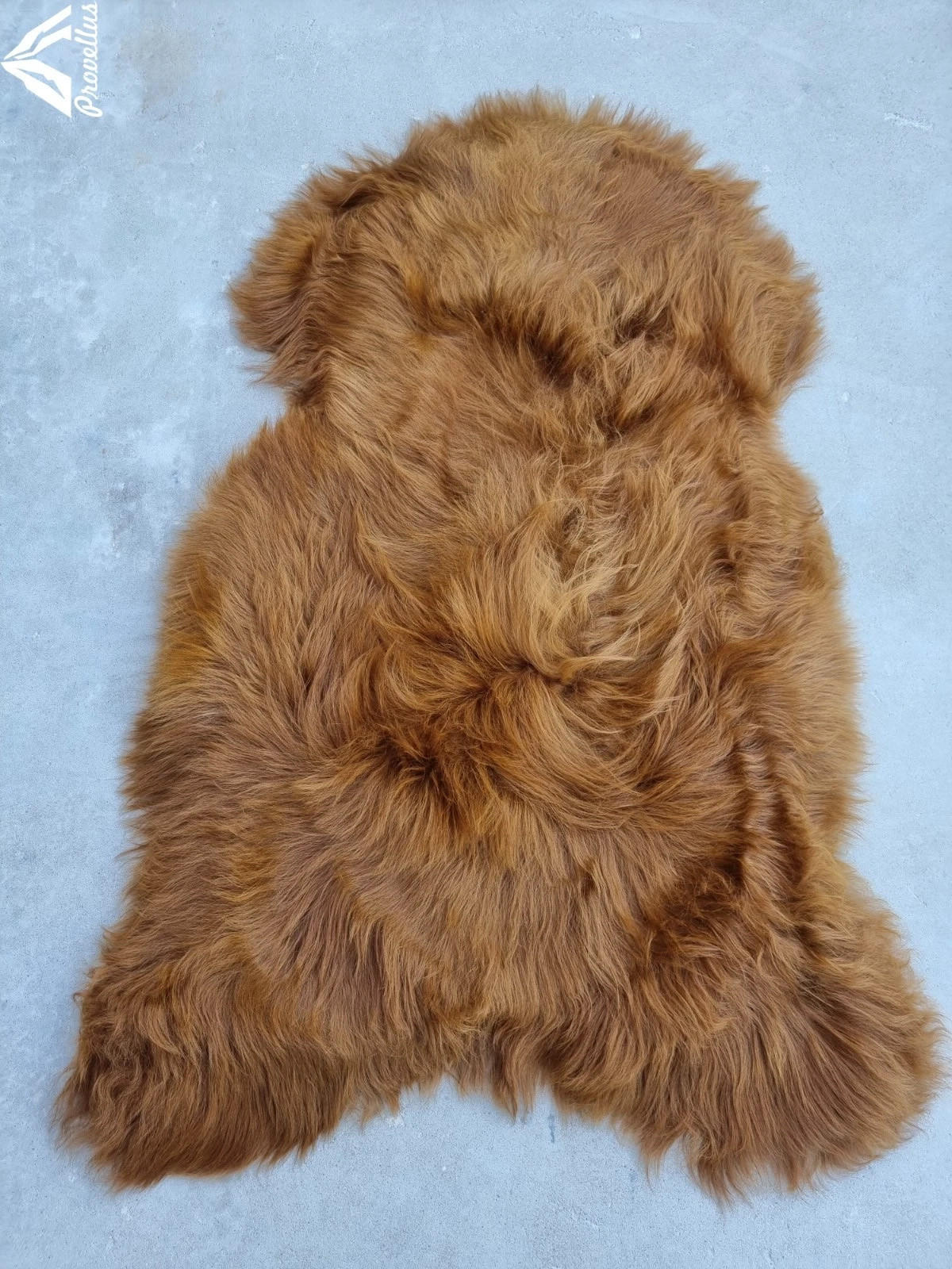 Provellus Schaffell Rotbraun 75x135 cm