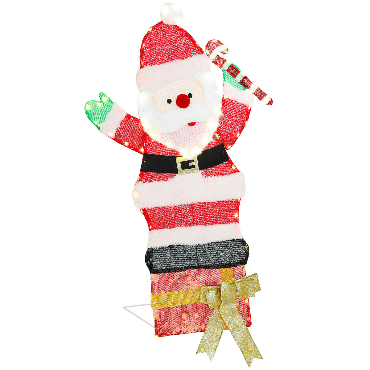 WEIHNACHTSMANN Multicolor 52.0/30.0/93.0cm - Multicolor, Textil (30/93/52cm)