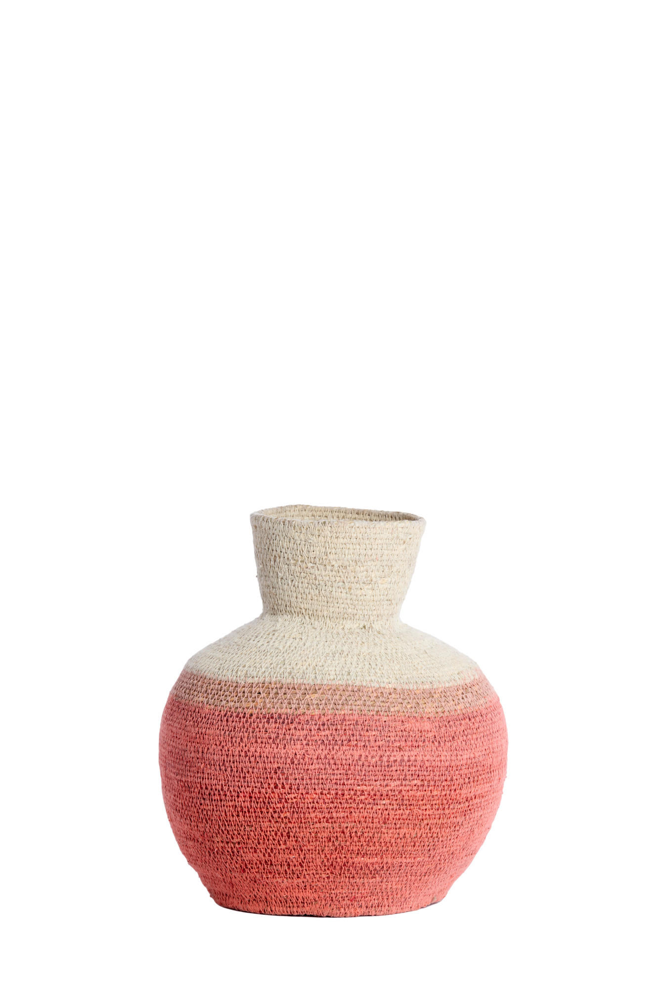 KORB Bisira Braun Ø23,5/27 cm - Altrosa, Naturmaterialien (23.5/27/23.5cm) - Light & Living