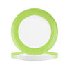 FRÜHSTÜCKSTELLER Liberty Pure Colors Lime Green ø 22,5 cm 6er Set - Grün, Keramik (22.6cm) - Seltmann Weiden