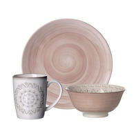 FRÜHSTÜCKS-SET Valencia braun 3er Set - Braun, Keramik (1/1/1cm) - Ritzenhoff Breker