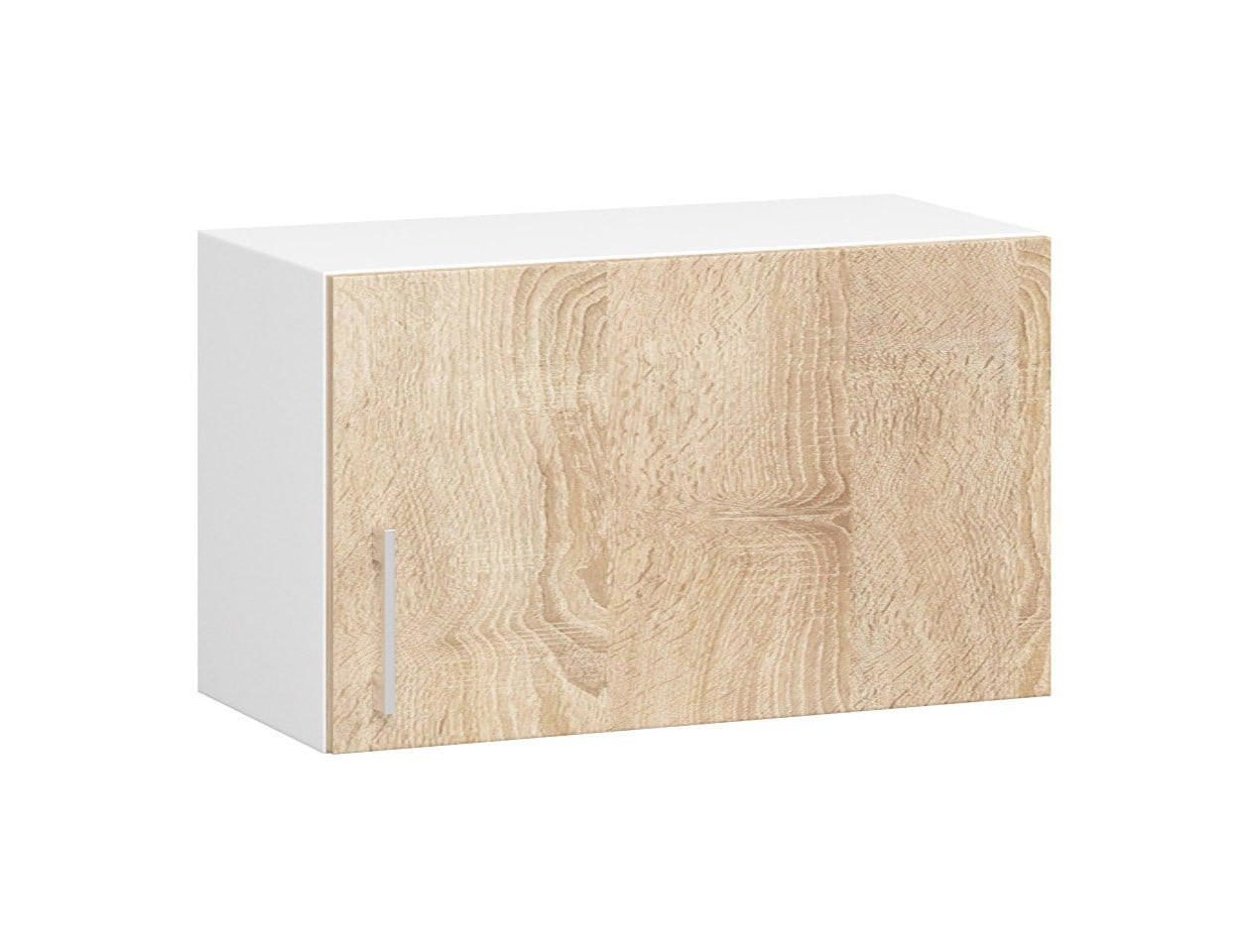 HÄNGESCHRANK Weiß, Eiche Sonoma 29/60/30,5 - Weiß/Sonoma Eiche, Holzwerkstoff (60/29/30.5cm) - RAUMHIRSCH FURNITURE