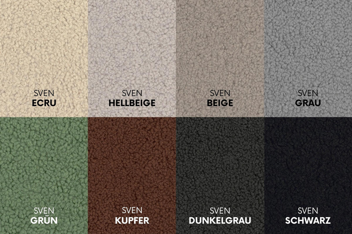 BOXBETT mit Bettkasten und Topper LAMM Stoff Sven Hellbeige 140x200 cm H2-Pocket - Creme, Holzwerkstoff (140/200cm) - Kaiser Möbel