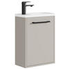 GÄSTE-WC-MÖBELSET Florence 2 Teile Cashmere - 40 x 22 x 50 cm - Kaschmir, Holz (40/50/22cm) - Badplaats