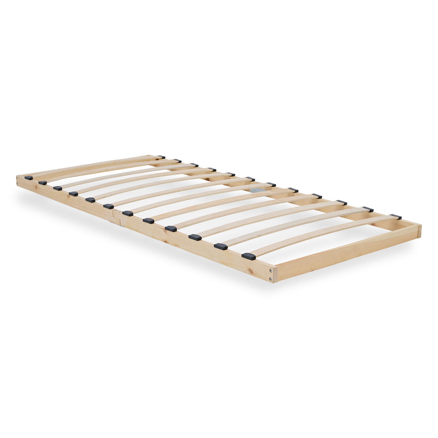 LATTENROST 90/200 cm Rollrost - Braun, Holz - Homestyle4u