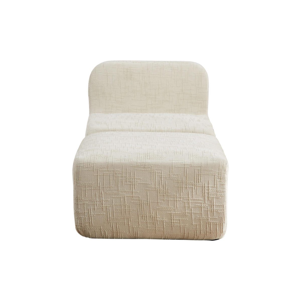 SESSEL DE-35117 mit Ottoman Beige - Beige, Textil (182.5/73/76.5cm) - ComfortXL