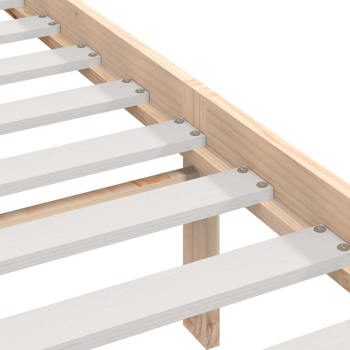 BETT Kaczmarek 126/195.5 cm - Braun, Holz (120/190cm) - Nettlife