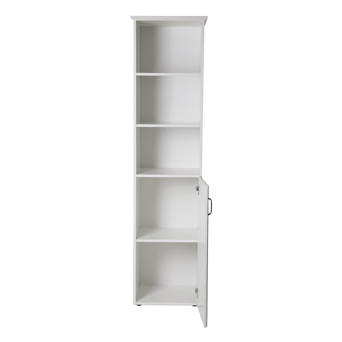 STANDREGAL Constantin - Weiß, Holzwerkstoff (49/190/41.5cm) - Roba
