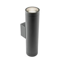 AUSSENWANDSTRAHLER Grau, Extragroß, Auf- und Abstrahlwinkel, GU10 - Dunkelgrau/Anthrazit, Metall (7.5/30/11cm) - CGC Europe